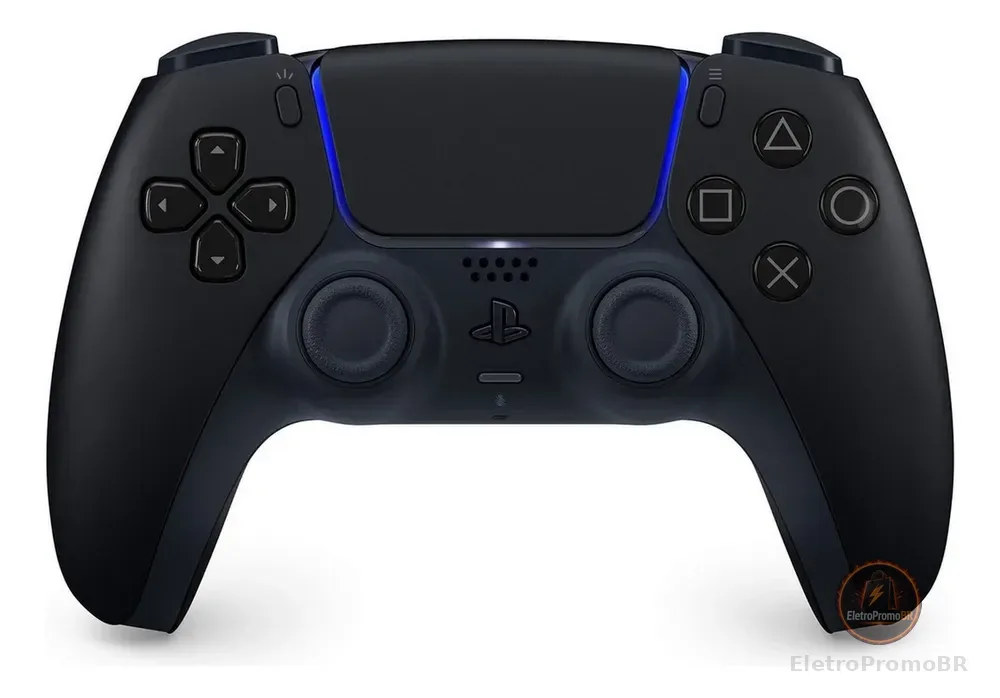 Controle Joystick Sem Fio Sony PlayStation 5 DualSense Midnight Black