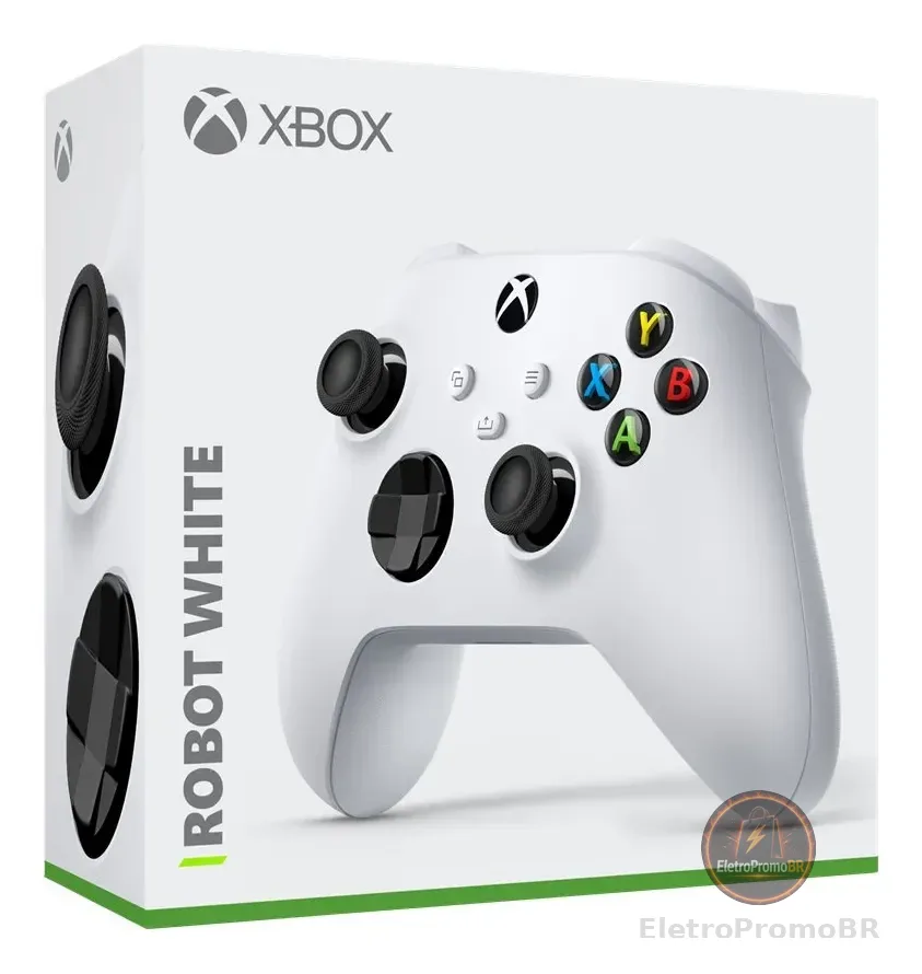 Controle Sem Fio Xbox Series S/x Robot White Branco