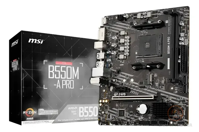 Placa-mãe Am4 Msi B550m A Pro Msi