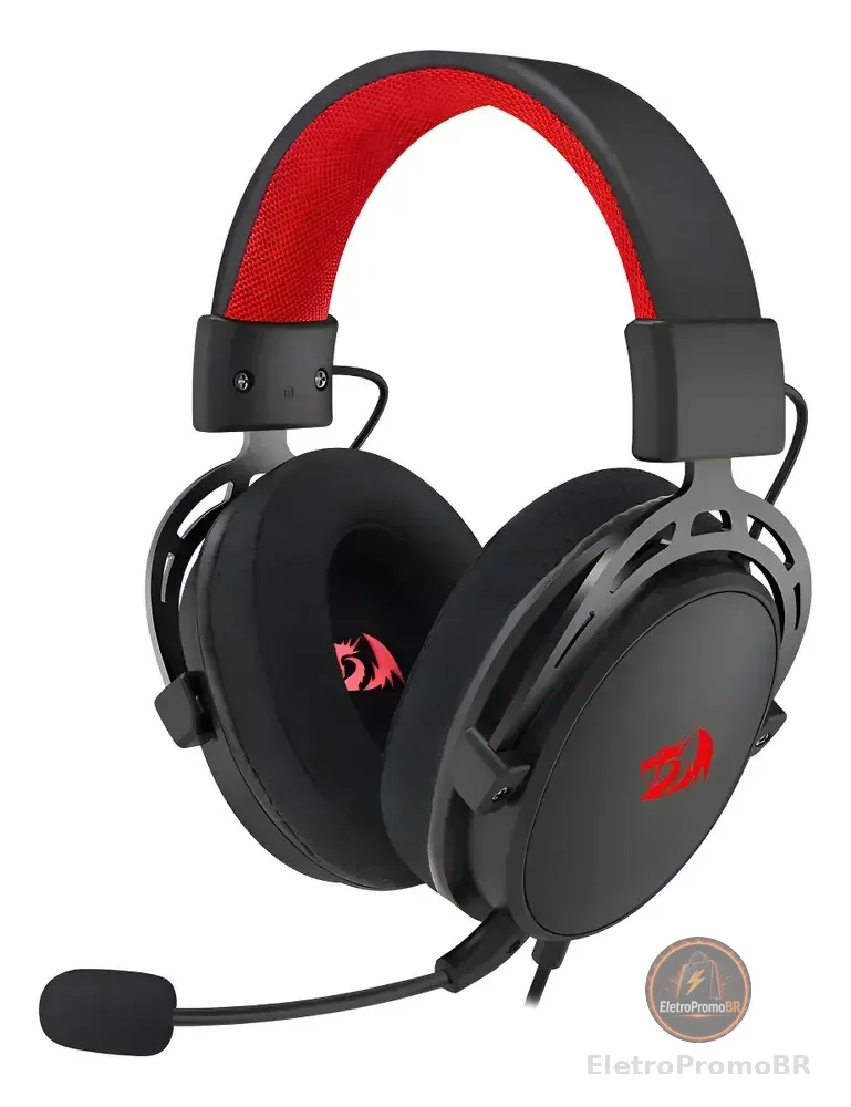 Headset Gamer Redragon Cragblade H541, Drivers De 53mm