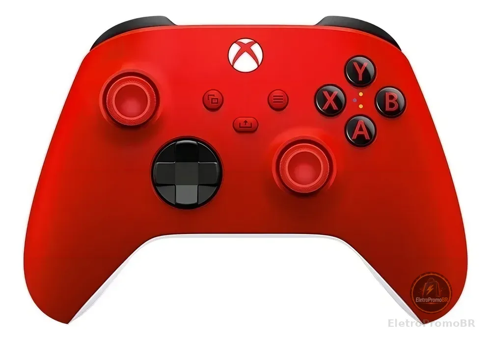 Controle Sem Fio Microsoft Xbox Series S X One PC Pulse Red