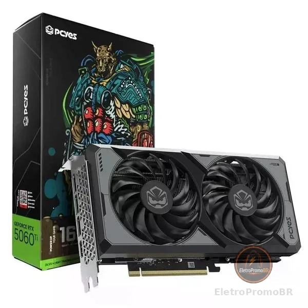Placa de Vídeo PCYES RTX 5060 TI 16GB GDDR7