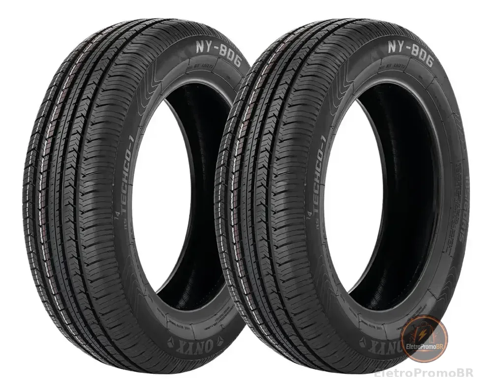 Jogo 2 Pneus Onyx Aro 13 Ny-806 175/75r13 84t T