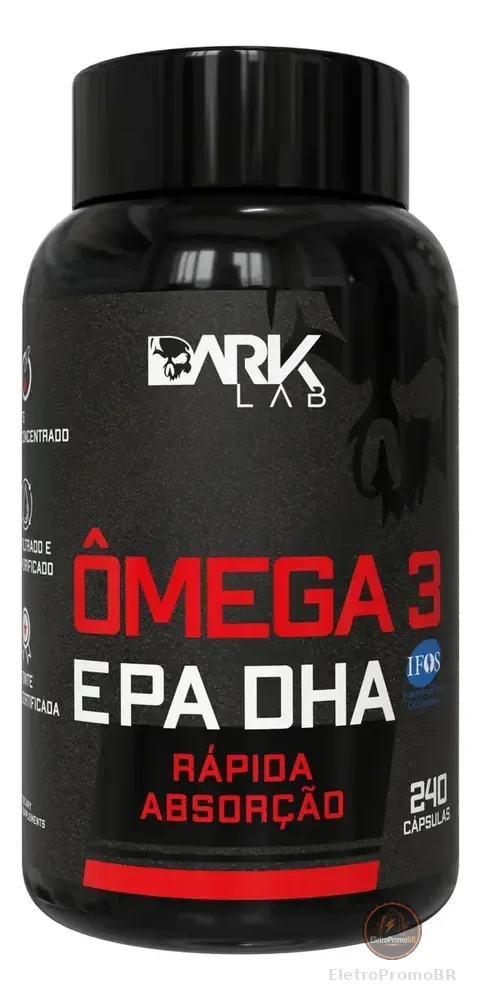 Ômega 3 Epa Dha 240 Cápsulas Dark Lab