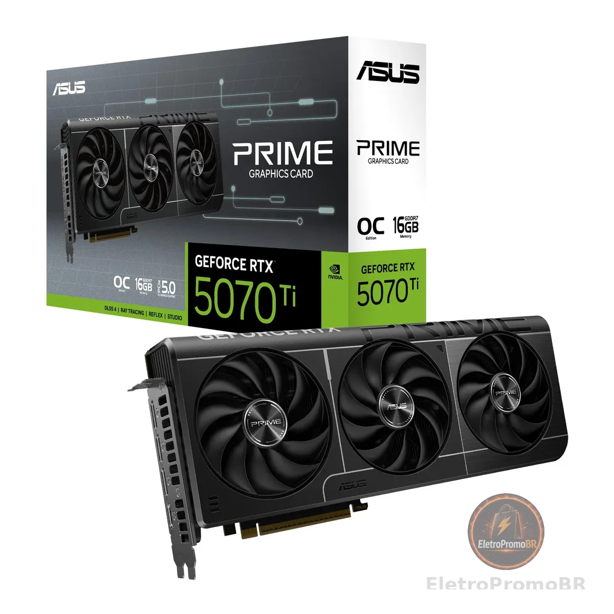 ASUS GeForce RTX 5070 Ti Prime OC (16GB GDDR7/PCI Express 5.0/ MHz/28000MHz)