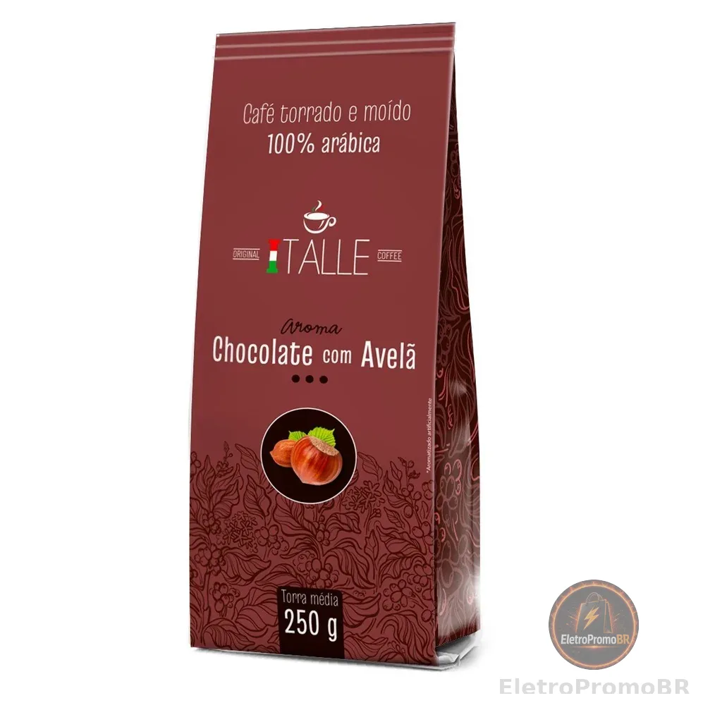 Café Aromatizado Cafe Torrado e Moido Café Italle Sabores Aroma 250g