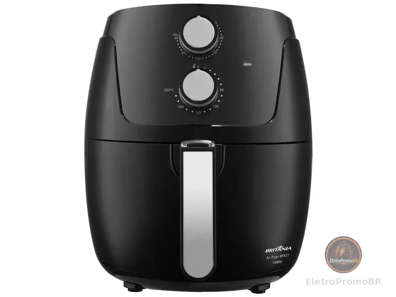 Air Fryer Britânia BFR37 Preto com Timer 4,2L