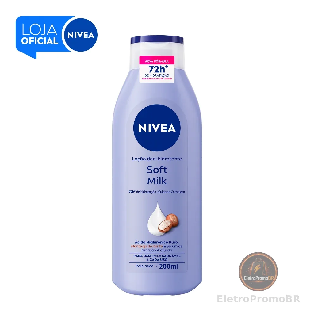 NIVEA Hidratante Desodorante Soft Milk 200ml