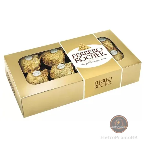 Bombom Ferrero Rocher Com 8 Unidades