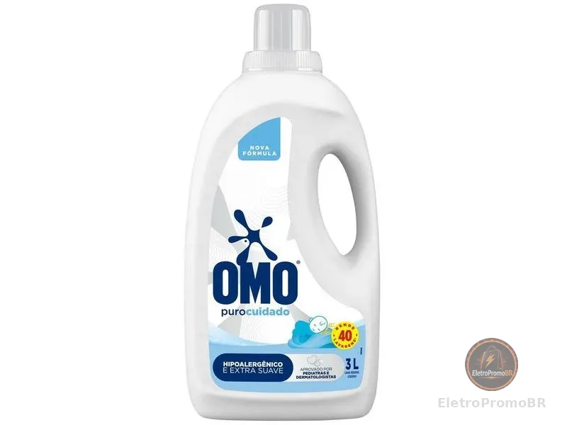 Sabão Líquido Omo Puro Cuidado 3L