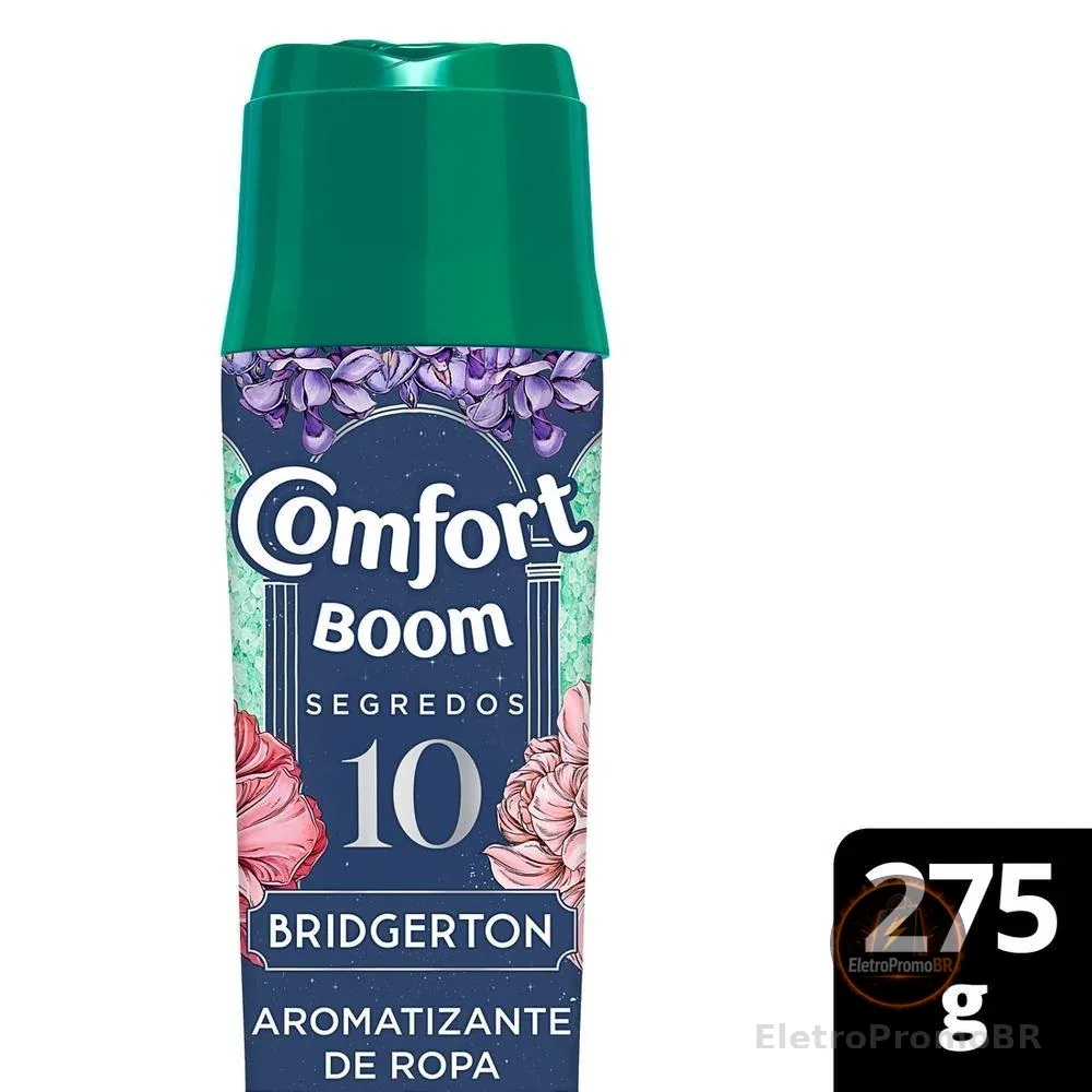 Odorizante de Roupas Comfort Boom Segredos 10 Bridgerton Perfume em Cristais 275g