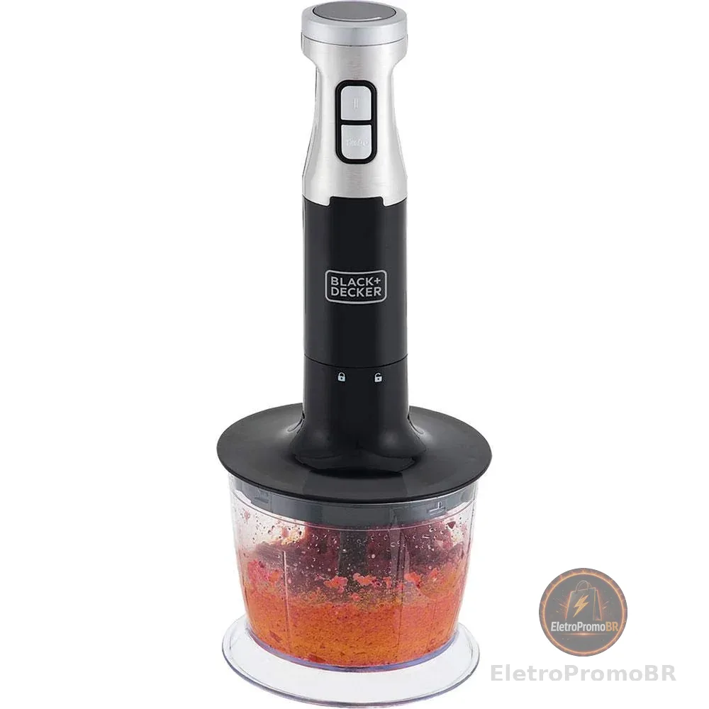 BLACK+DECKER Mixer Mini Processador Vertical 3 em 1 MK600 220V