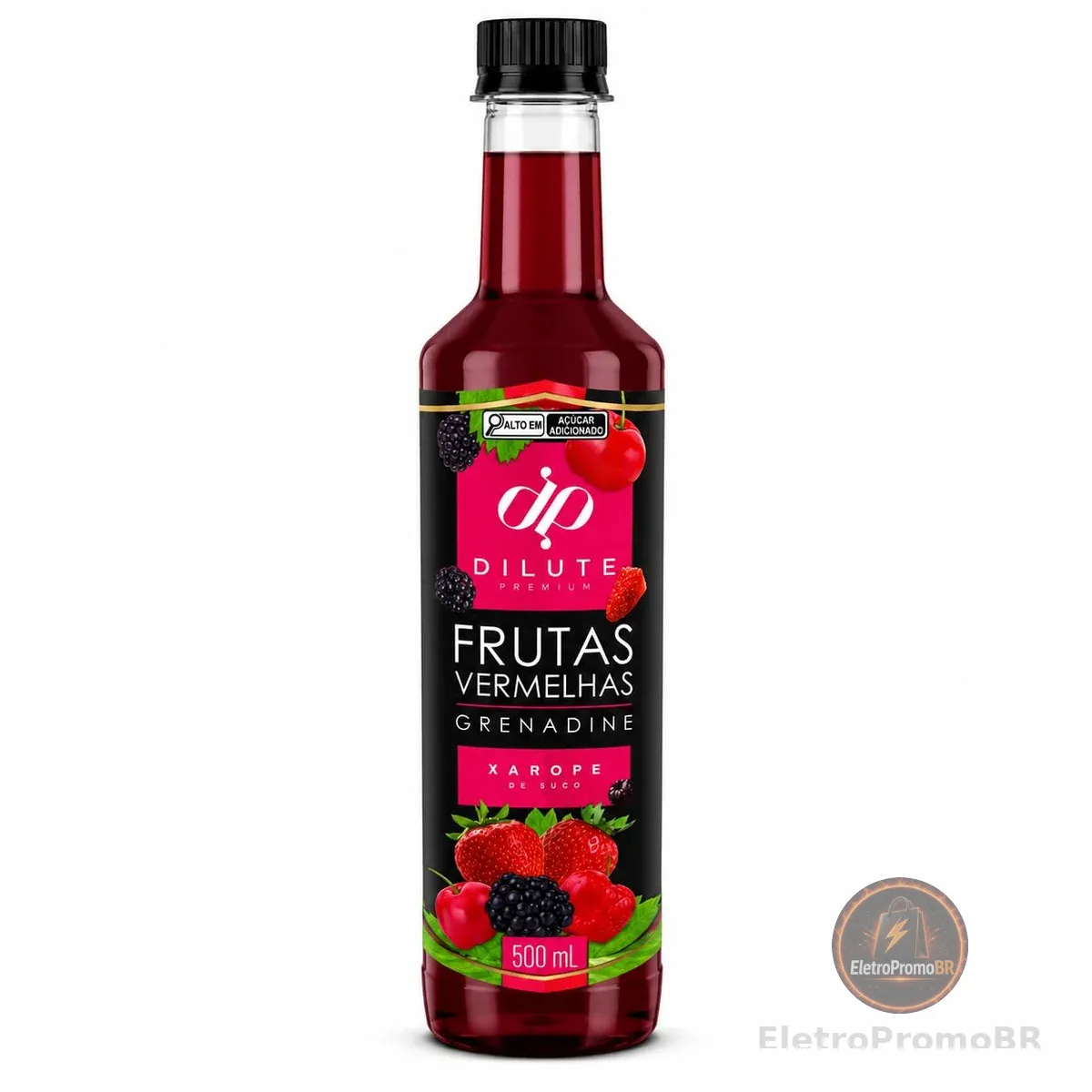 DILUTE, Xarope Premium Frutas Vermelhas 500ml