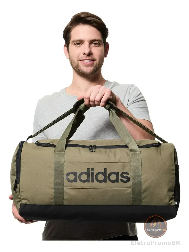 Mala Duffel Linear Média adidas