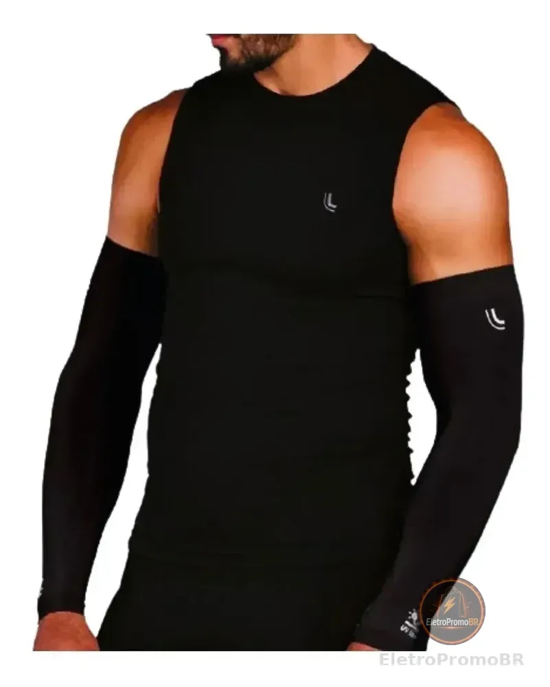 Lupo MANGUITO UNISSEX UV50+ - M - Preto