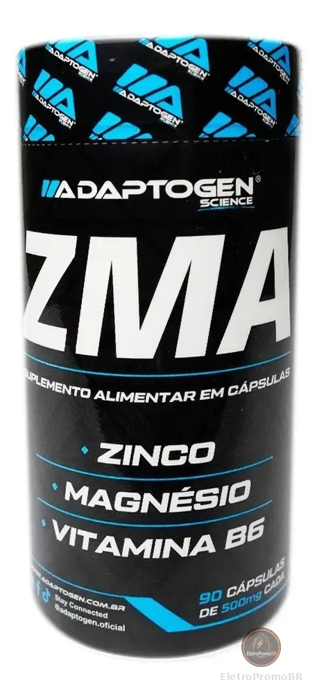 Zma 90 Caps Adaptogen - Massa Muscular + Testosterona