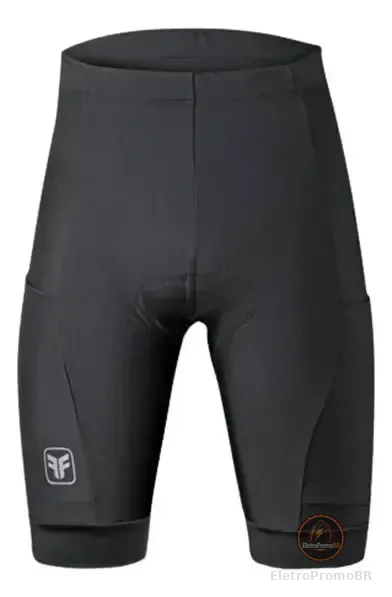 Bermuda Ciclismo Masculina Free Force Basic Preto