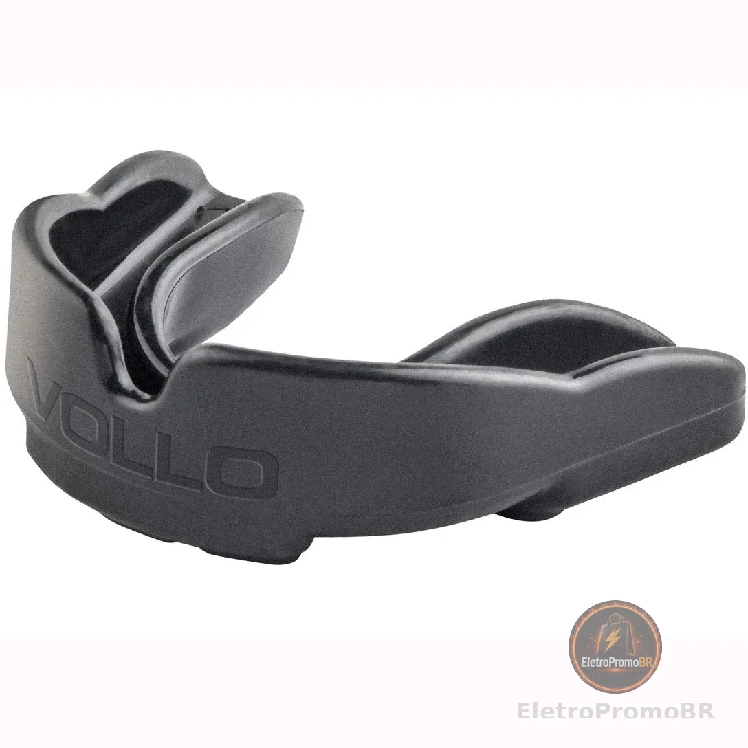 Protetor Bucal Preto Vollo Sports