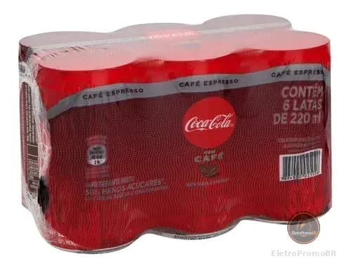 Pack de Coca-Cola Café 220ml 6 unidades