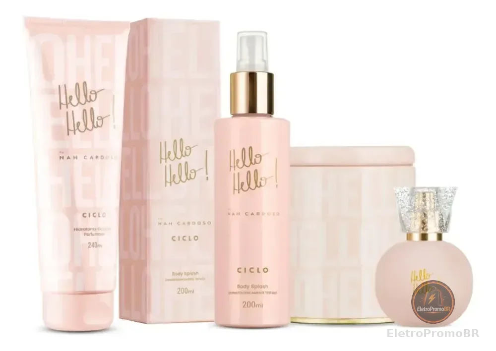 Ciclo Hello Hello para Ela com Deo Colônia e Body Splash