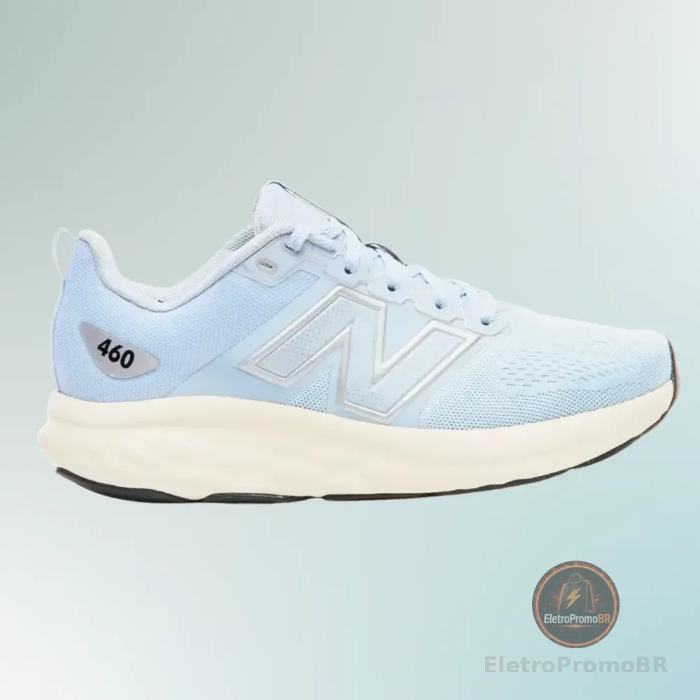 Tenis De Corrida New Balance Feminino 460 V4 Alto Conforto Azul Claro/prata 37 Br
