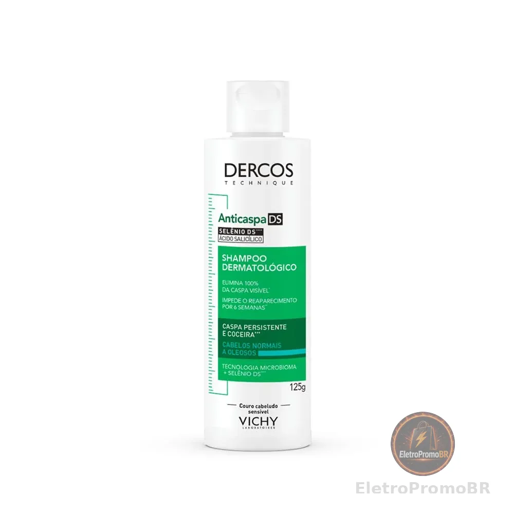 Vichy, Dercos Shampoo Anticaspa para Cabelos Normais a Oleosos