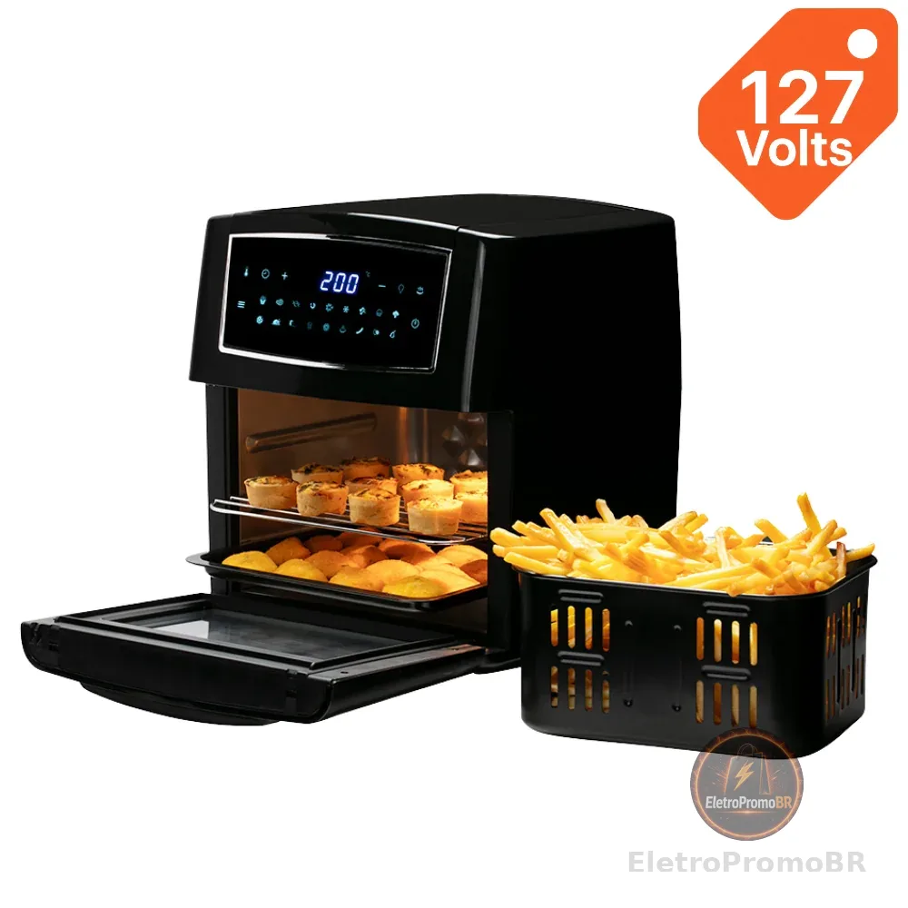 Fritadeira Elétrica Air Fryer Oven 12L Gallant GFE12 Super Family 127V