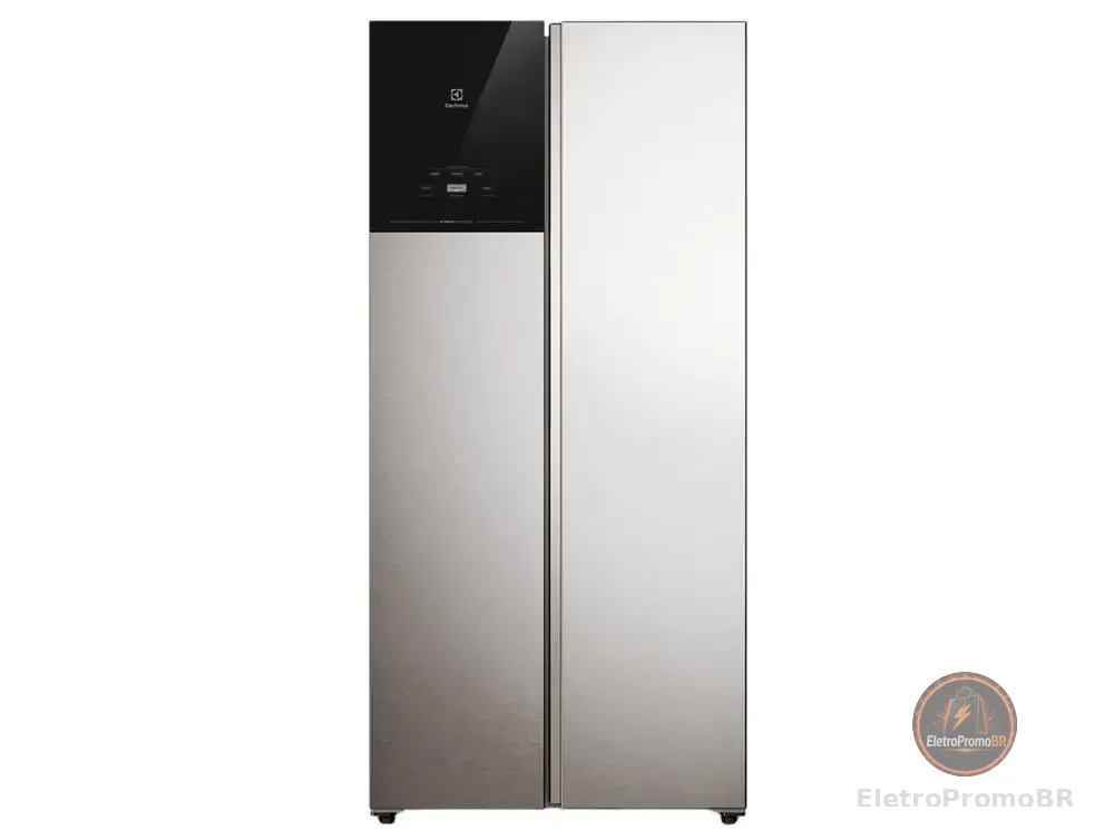 Geladeira/Refrigerador Electrolux Frost Free Side by Side 431L ES40S Bivolt - Bivolt - AliExpress 6