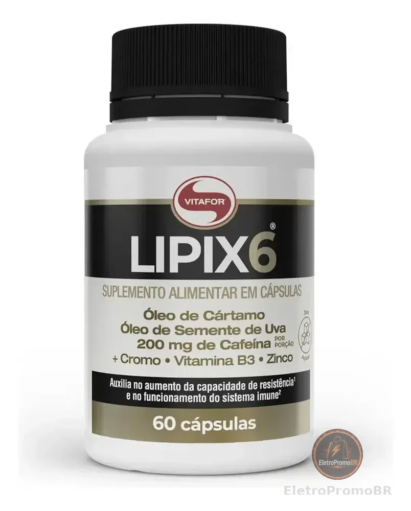 Lipix 6 com 60 Cápsulas Vitafor