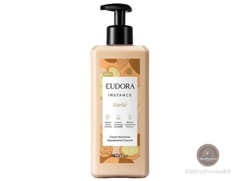 Creme Hidratante Corporal Eudora Instance Karité 400ml