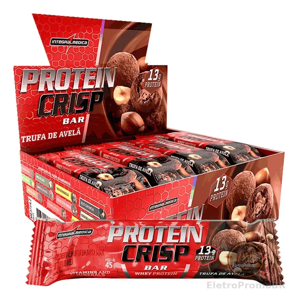 Protein Crisp Bar Trufa de Avelã 12 und Integralmédica
