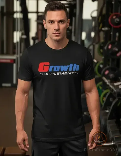 Camiseta Growth Supplements Treino Academia Original Camisa