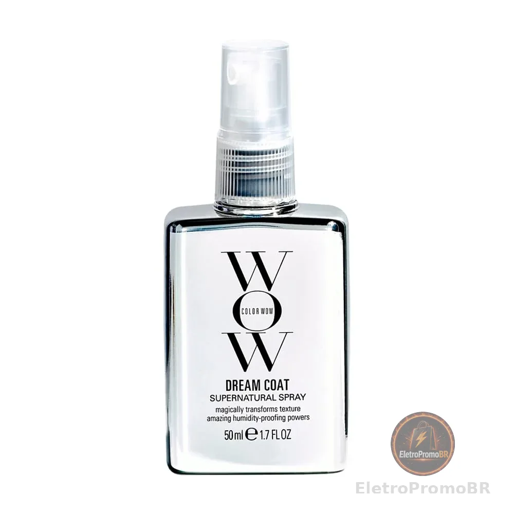 Color Wow Dream Coat, Spray Anti-Frizz, Brilho Espelhado Anti-Umidade, 50 ml