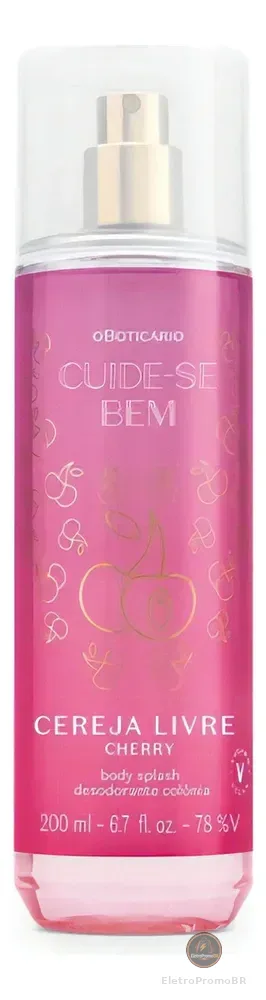 O Boticário Cuide-se Bem Cereja Livre Body Splash 200ml