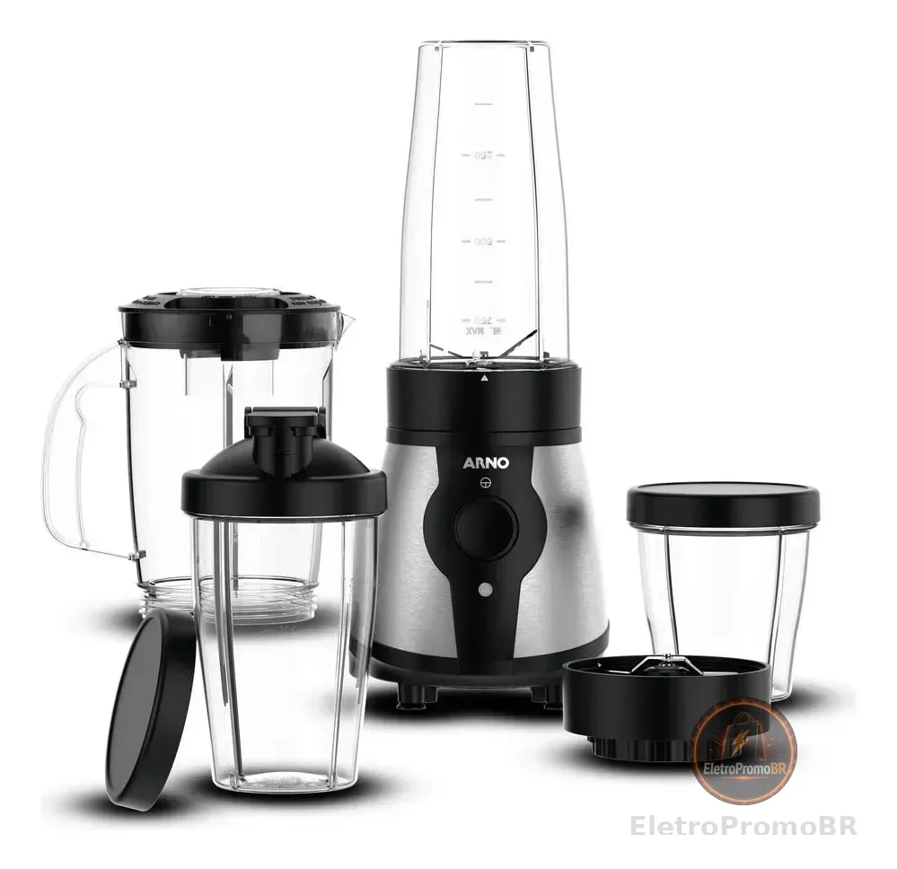 Liquidificador Actimix To Go Com Jarra Portátil Limpa Fácil Cor Preto LQ01