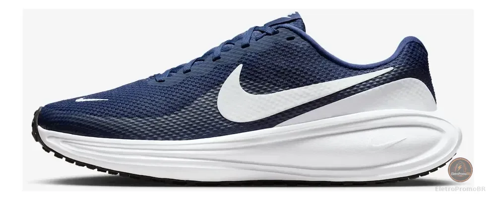 Tênis Nike Revolution 8 Masculino Azul Marinho/branco 44 Br