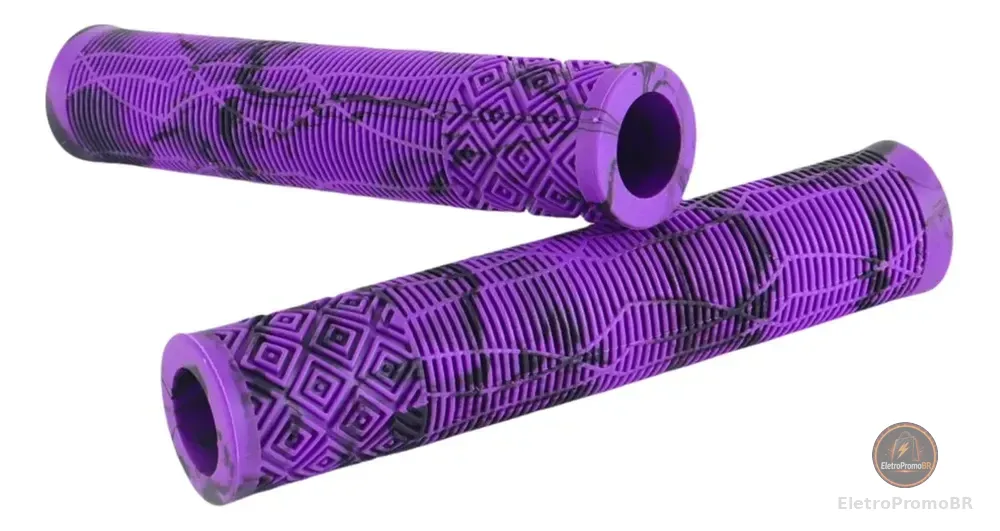 Par Manoplas Borracha Antiderrapante Patinete Purple