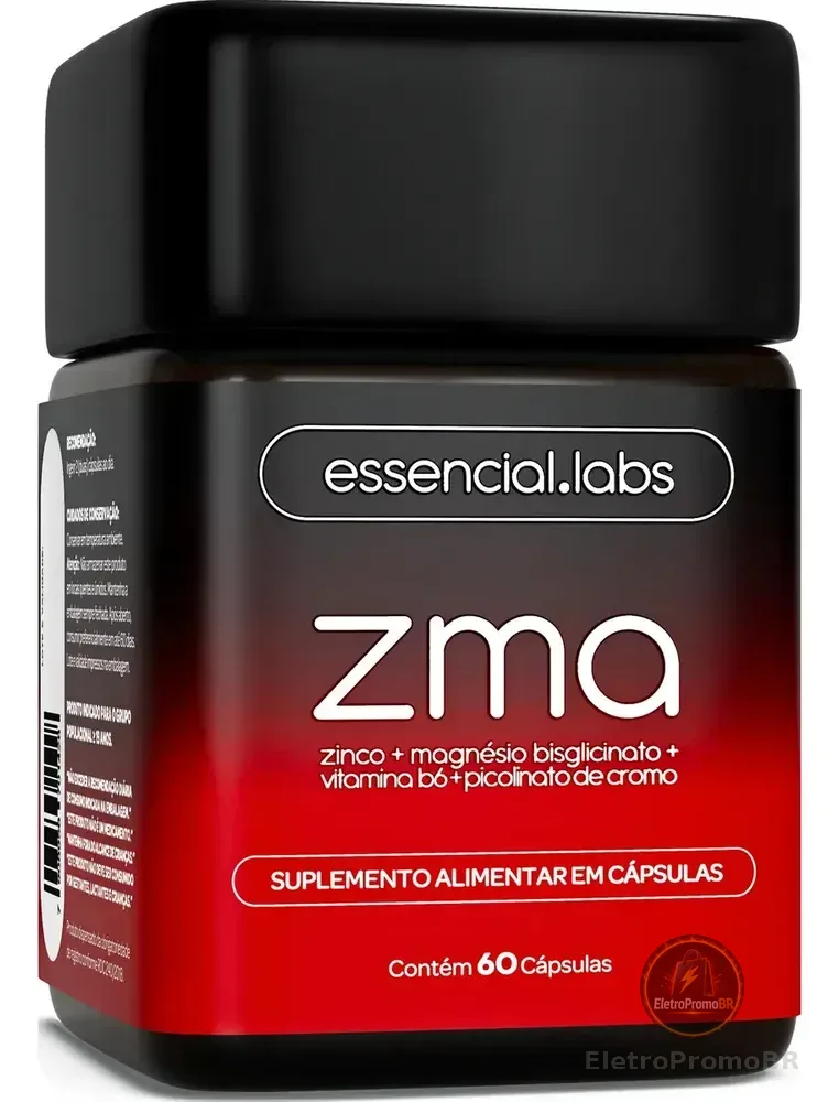 ZMA ULTRA 1000mg - Fórmula Exclusiva Precursor Testo - 60 Cápsulas