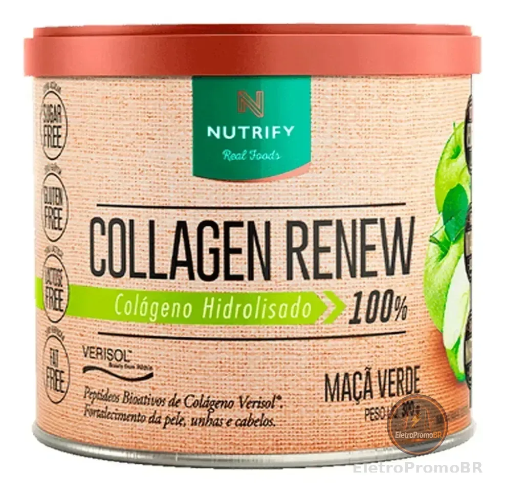 Collagen Renew Sabor Maçã Verde - Nutrify 300g