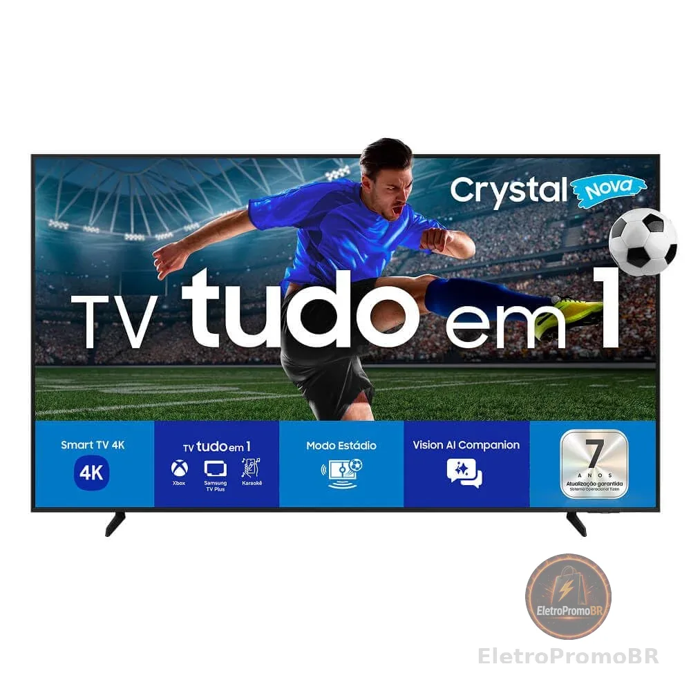 'Samsung Smart TV 55" Crystal UHD 4K U8100F 2025