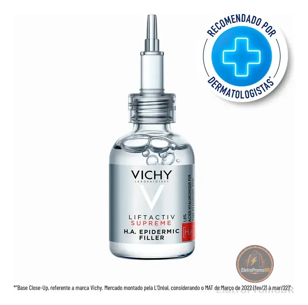 Sérum Preenchedor antirrugas Rosto e Olhos, H.A. Epidermic Filler Vichy, 30ml