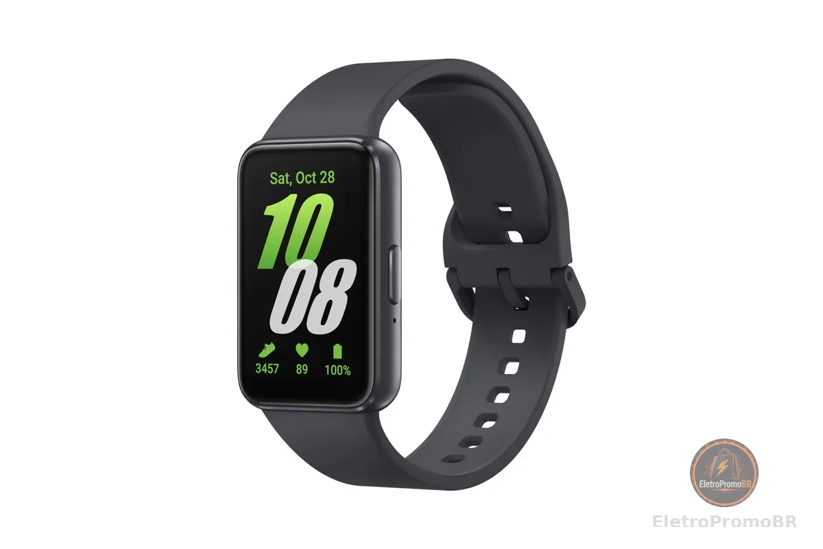 Smartwatch Samsung Galaxy Fit3 Display 1.6" Grafite