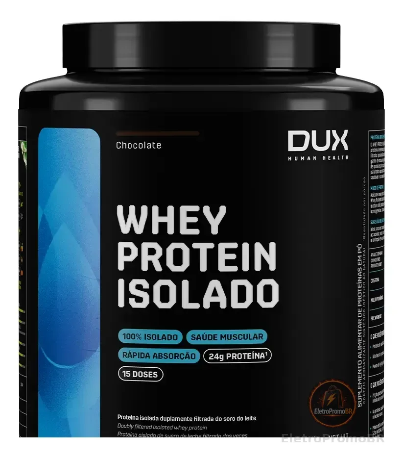 Whey Protein Isolado Dux 450g Chocolate Chocolate