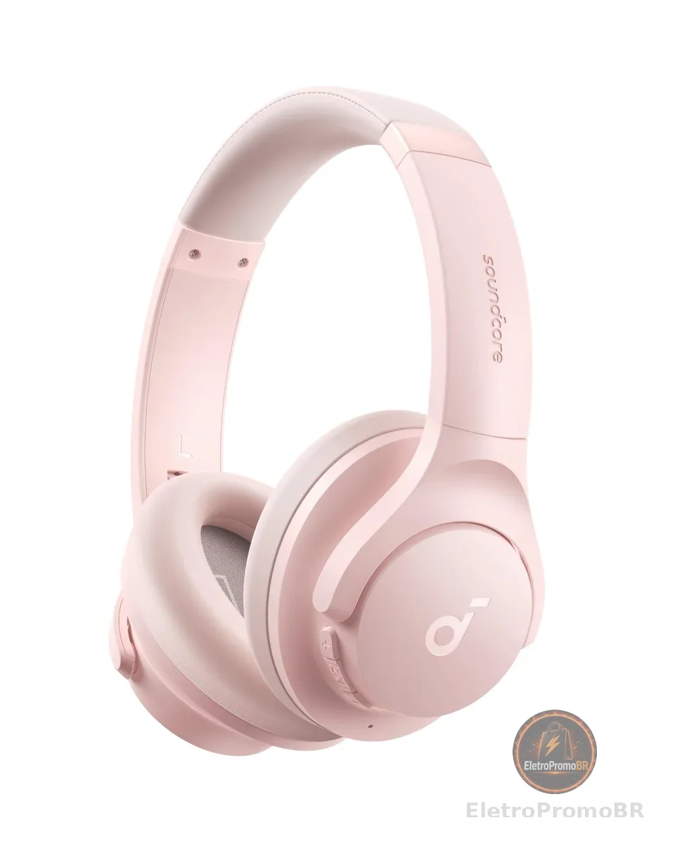soundcore Q20i da Anker, Fone de Ouvido Bluetooth ANC Híbrido Ativo, 60H