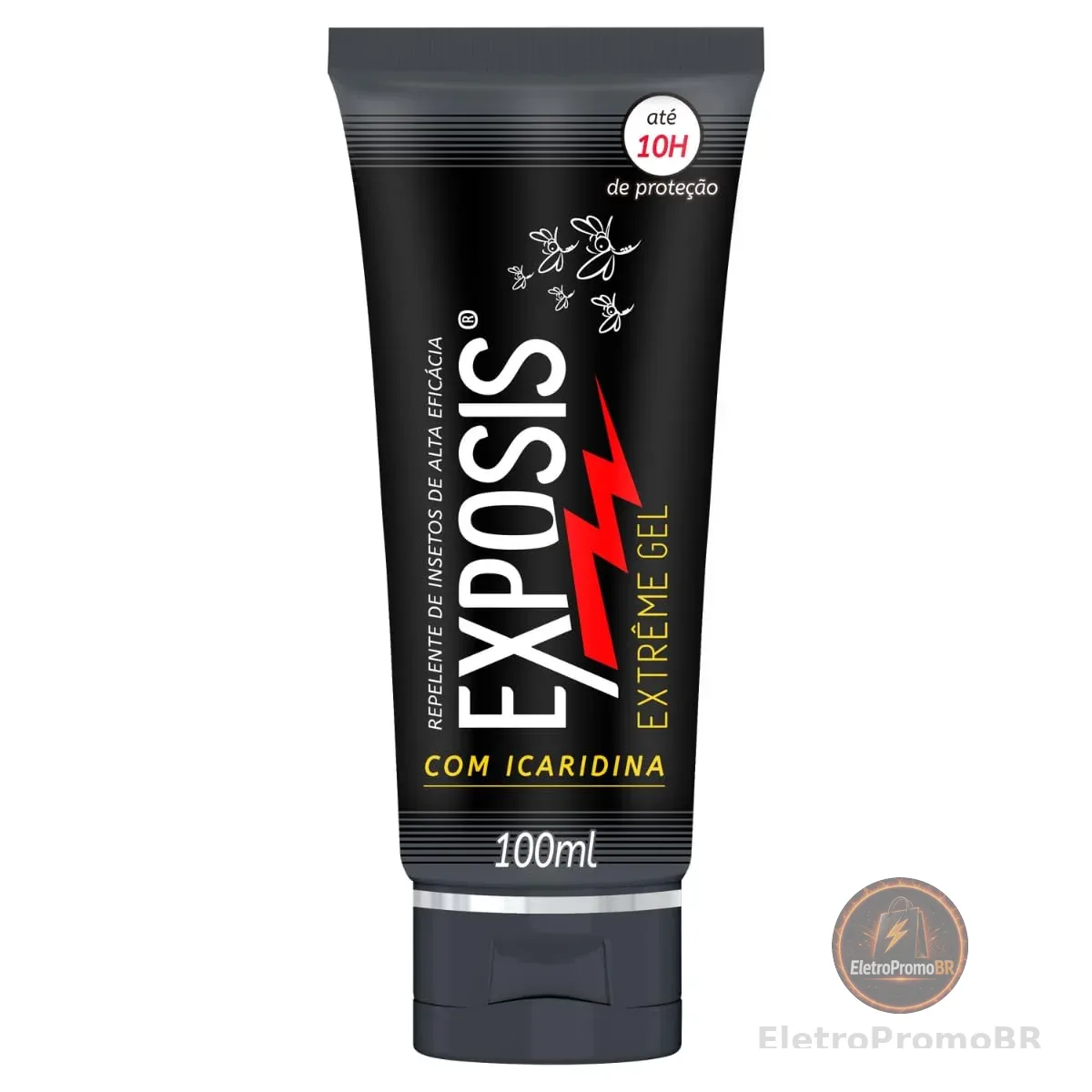 Exposis Extreme, Repelente Gel de Mosquitos, com Icaridina, Até 10h de Proteção, 100ml