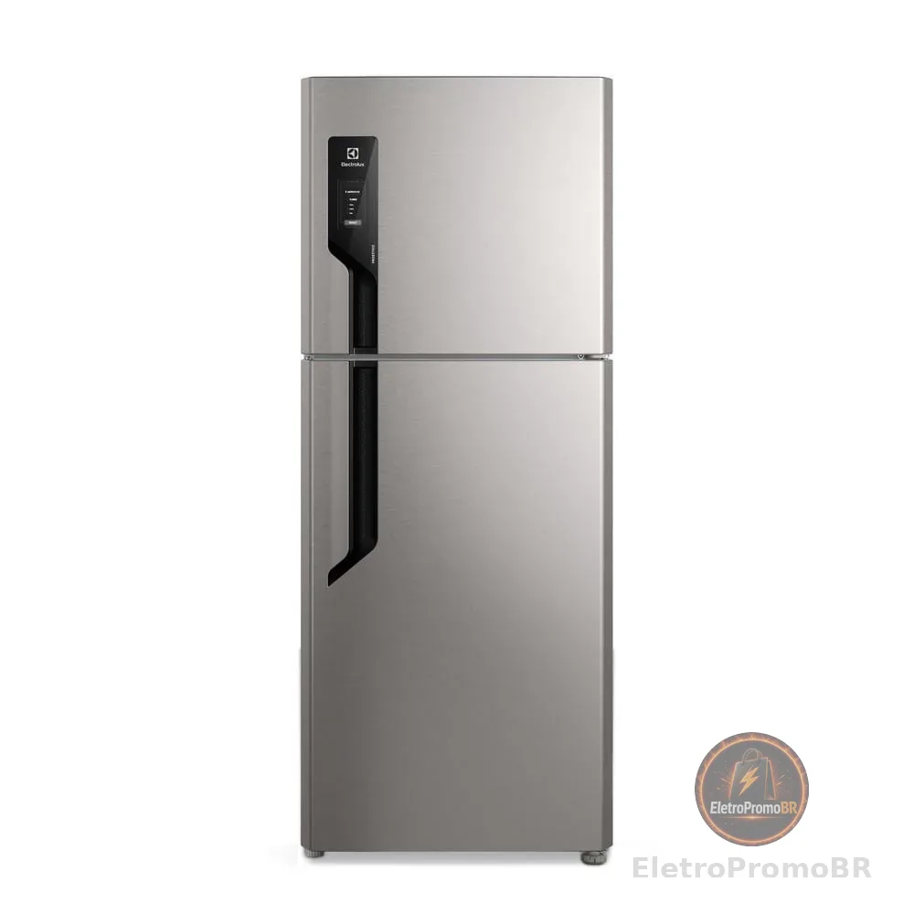 Geladeira Electrolux Frost Free 432L Efficient AutoSense Duplex Inox Look (TF70S)
