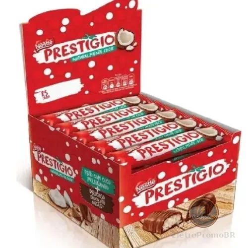 Chocolate Prestígio Caixa Com 30 Unidades De 33gr Nestle