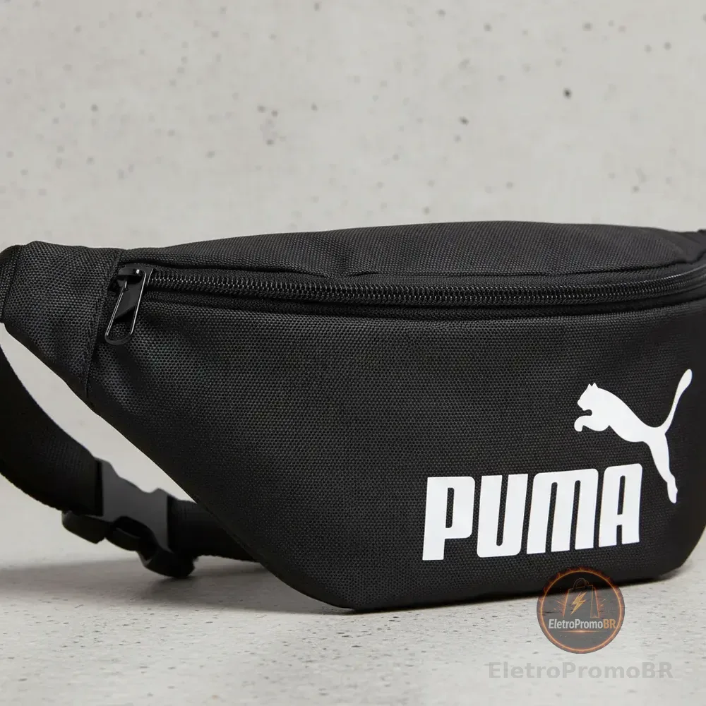 Pochete Puma Phase Preta E Único