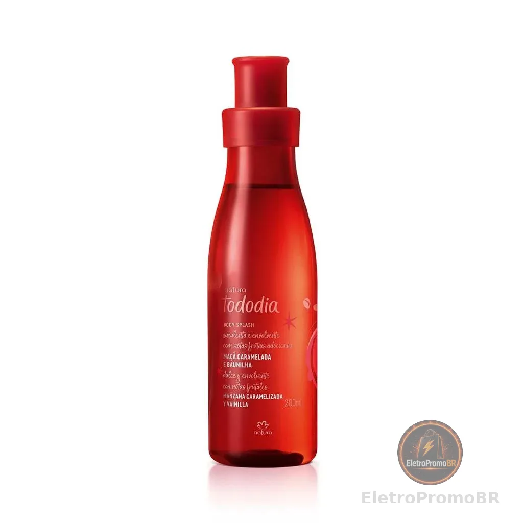 Body Splash Natura Tododia Maçã Caramelada e Baunilha 200 ml