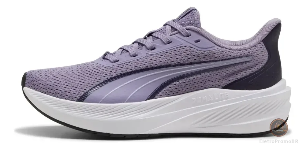 Tênis Feminino Dasher Lite Puma Lilás Liso 34 Br